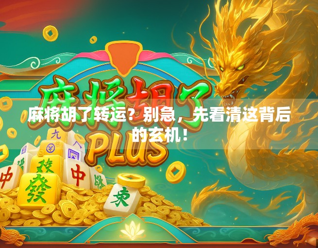 麻将胡了转运？别急，先看清这背后的玄机！