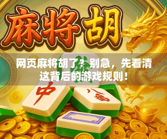 网页麻将胡了？别急，先看清这背后的游戏规则！