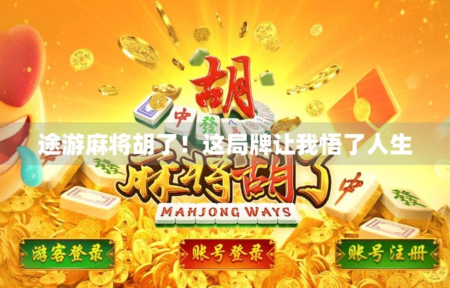 途游麻将胡了！这局牌让我悟了人生