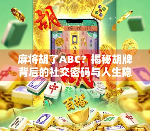 麻将胡了ABC?揭秘胡牌背后的社交密码与人生隐喻!