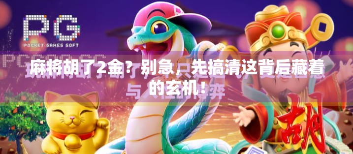 麻将胡了2金？别急，先搞清这背后藏着的玄机！