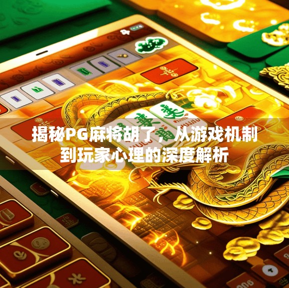 揭秘PG麻将胡了，从游戏机制到玩家心理的深度解析