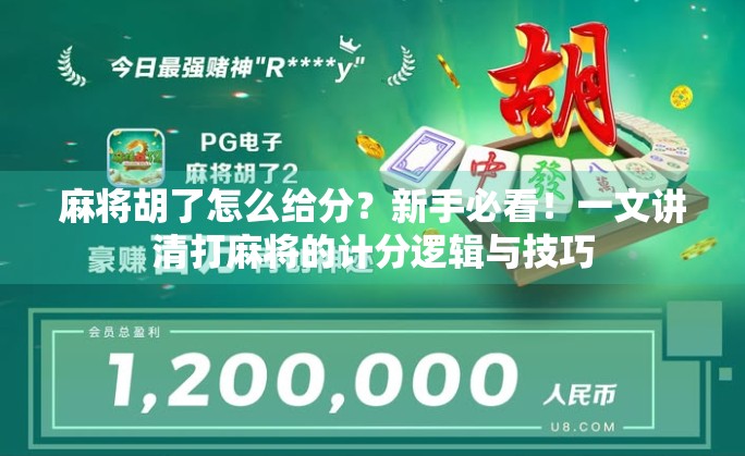 麻将胡了怎么给分?新手必看!一文讲清打麻将的计分逻辑与技巧