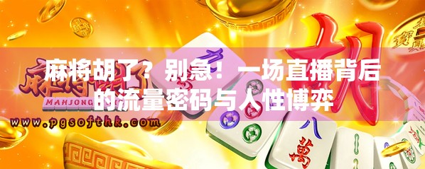 麻将胡了?别急!一场直播背后的流量密码与人性博弈