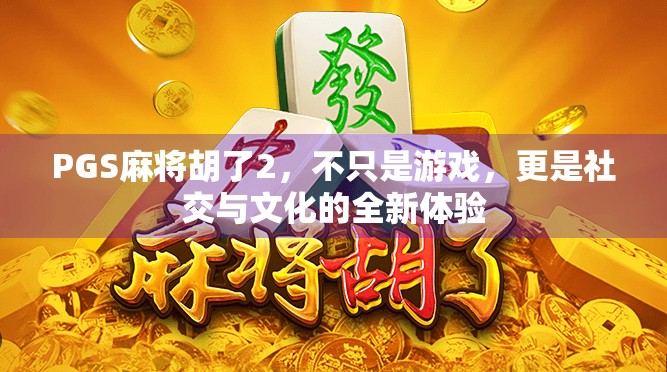 PGS麻将胡了2,不只是游戏,更是社交与文化的全新体验