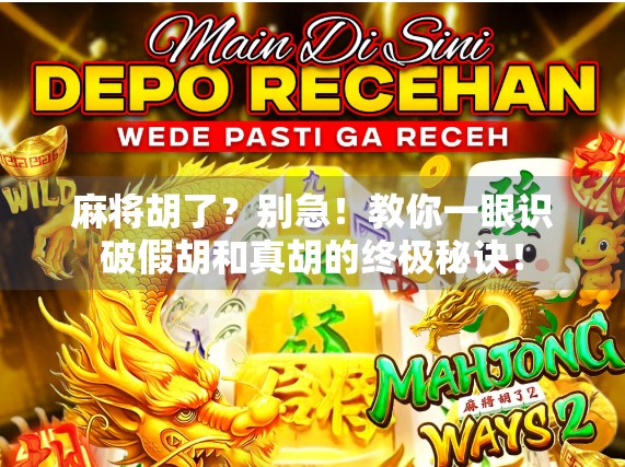 麻将胡了？别急！教你一眼识破假胡和真胡的终极秘诀！