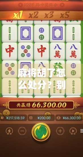 麻将胡了怎么处分？别再让赢钱毁了朋友情谊！