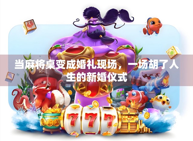 当麻将桌变成婚礼现场，一场胡了人生的新婚仪式