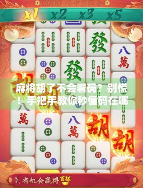 麻将胡了不会看码？别慌！手把手教你秒懂码在哪儿，赢牌不再靠运气！