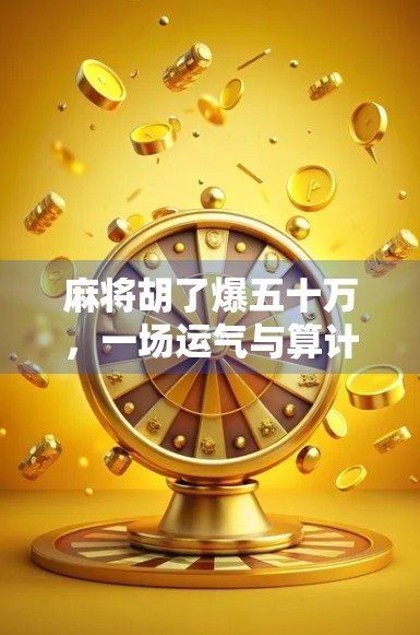 麻将胡了爆五十万，一场运气与算计的狂欢，谁在背后悄悄赚翻？