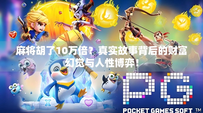 麻将胡了10万倍？真实故事背后的财富幻觉与人性博弈！