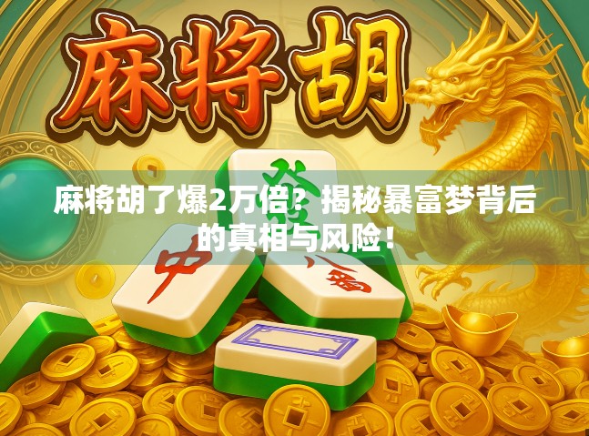麻将胡了爆2万倍?揭秘暴富梦背后的真相与风险!