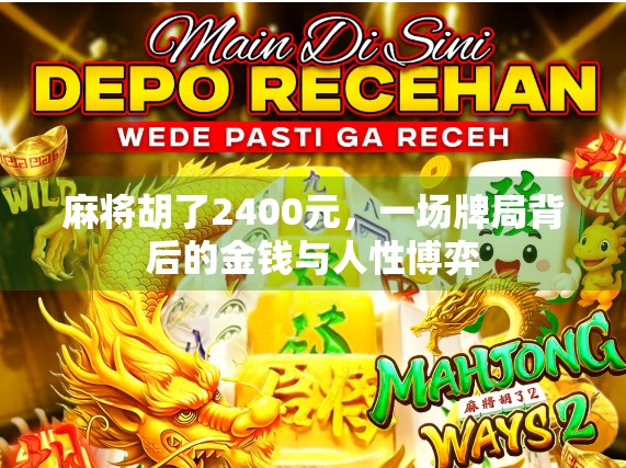 麻将胡了2400元，一场牌局背后的金钱与人性博弈