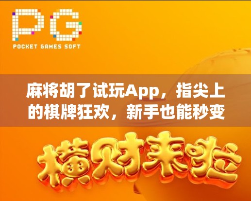 麻将胡了试玩App，指尖上的棋牌狂欢，新手也能秒变老手？