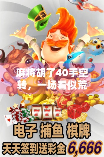 麻将胡了40手空转，一场看似荒诞的牌局，却藏着我们每个人的生活隐喻