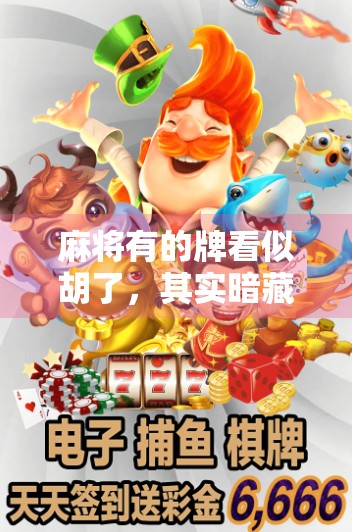 麻将有的牌看似胡了，其实暗藏杀机—高手都懂的假胡陷阱！