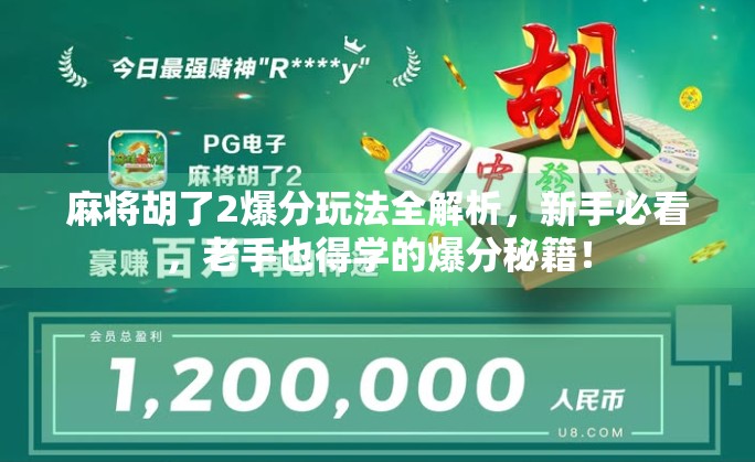 麻将胡了2爆分玩法全解析，新手必看，老手也得学的爆分秘籍！