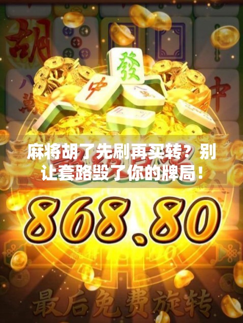 麻将胡了先刷再买转？别让套路毁了你的牌局！