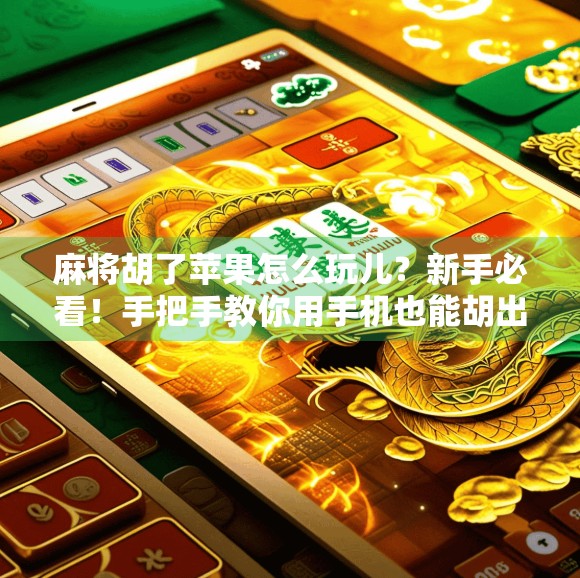麻将胡了苹果怎么玩儿？新手必看！手把手教你用手机也能胡出人生巅峰！