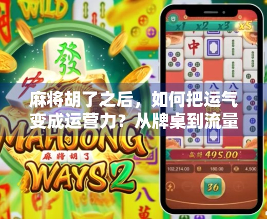 麻将胡了之后，如何把运气变成运营力？从牌桌到流量池的逆袭指南