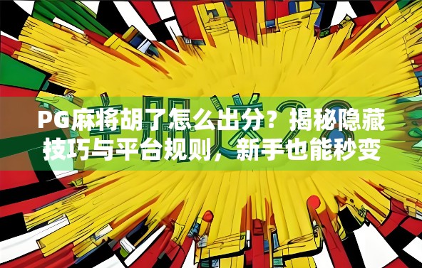 PG麻将胡了怎么出分？揭秘隐藏技巧与平台规则，新手也能秒变高手！