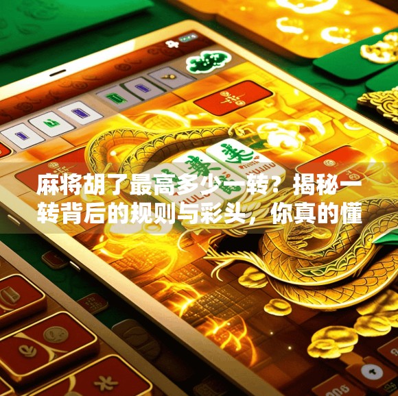 麻将胡了最高多少一转?揭秘一转背后的规则与彩头,你真的懂吗? 麻将胡了最高多少一转?揭秘一转背后的规则与彩头,你真的懂吗?