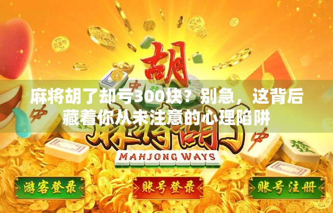 麻将胡了却亏300块?别急,这背后藏着你从未注意的心理陷阱 麻将胡了却亏300块?别急,这背后藏着你从未注意的心理陷阱
