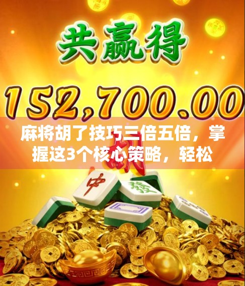 麻将胡了技巧三倍五倍，掌握这3个核心策略，轻松提升胜率！