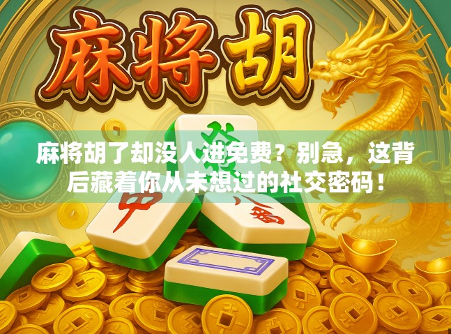 麻将胡了却没人进免费？别急，这背后藏着你从未想过的社交密码！