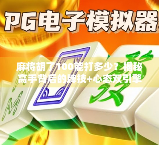 麻将胡了100能打多少？揭秘高手背后的牌技+心态双引擎！