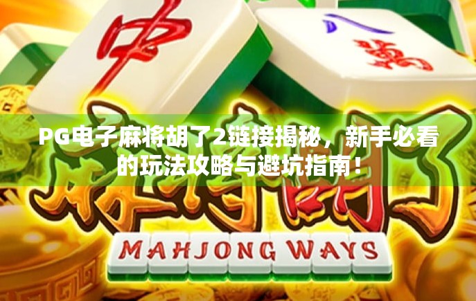 PG电子麻将胡了2链接揭秘，新手必看的玩法攻略与避坑指南！