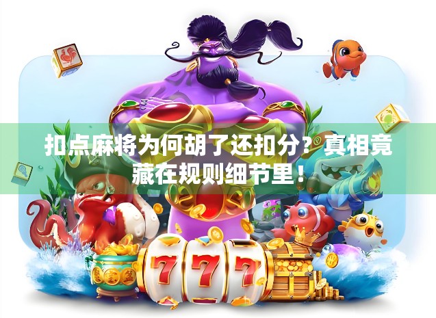 扣点麻将为何胡了还扣分？真相竟藏在规则细节里！