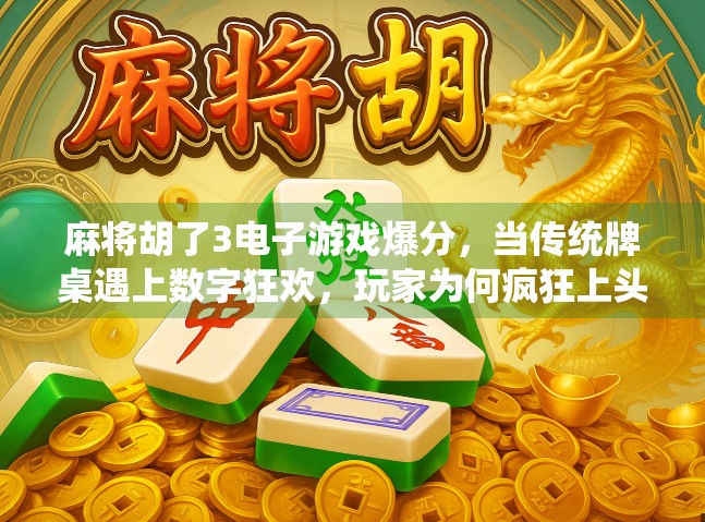 麻将胡了3电子游戏爆分，当传统牌桌遇上数字狂欢，玩家为何疯狂上头？