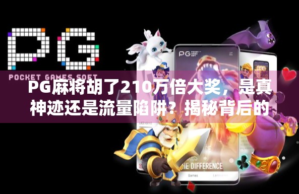 PG麻将胡了210万倍大奖，是真神迹还是流量陷阱？揭秘背后的心理博弈与平台套路！
