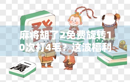 麻将胡了2免费旋转10次打4毛？这波福利背后藏着什么套路？